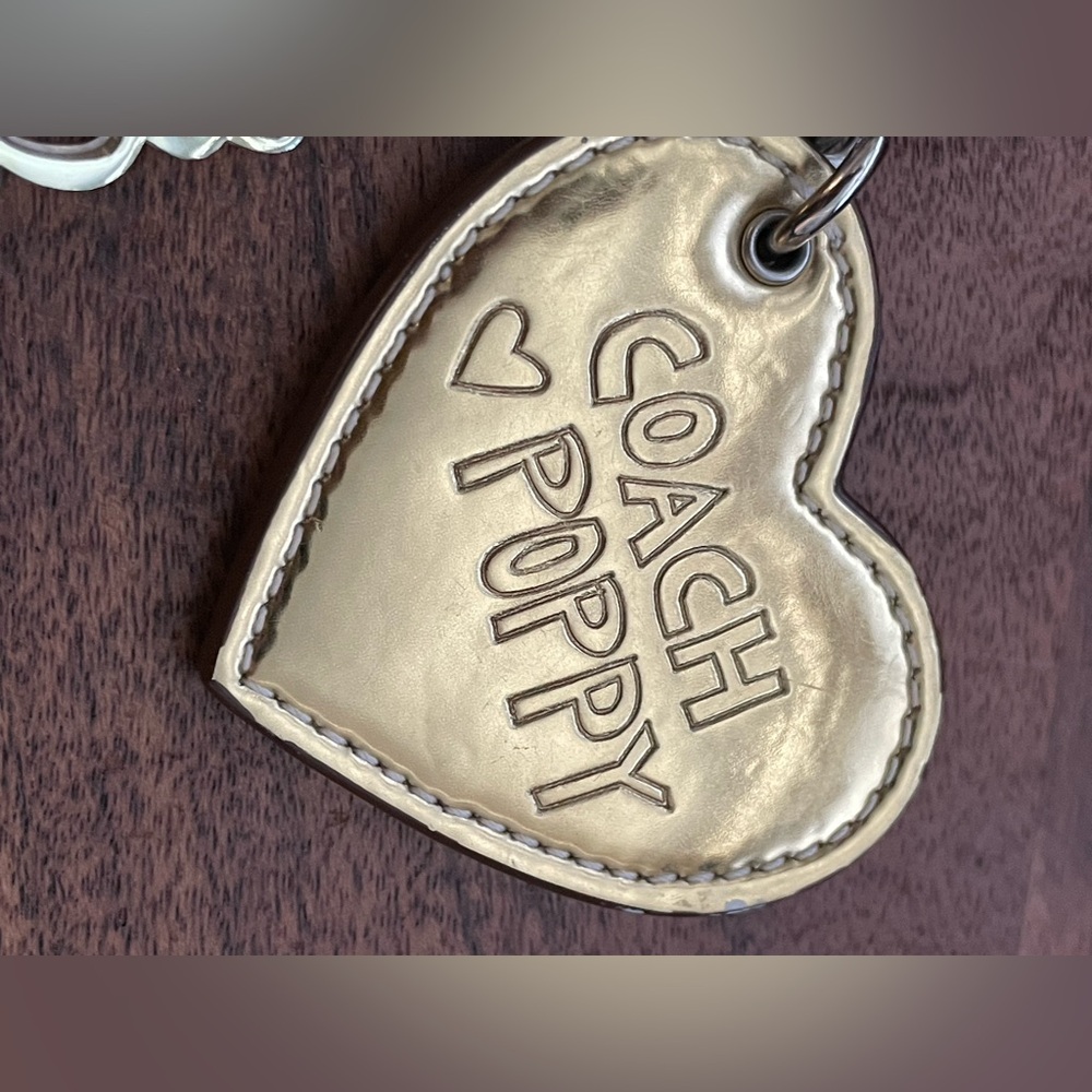 COACH Poppy Chan GOLDY 3 Piece Bag Charm - Picture 7 of 8